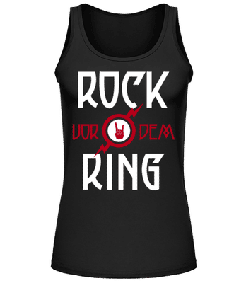 JGA Rock Vor Dem Ring - Frauen Tank Top - Schwarz - Vorne