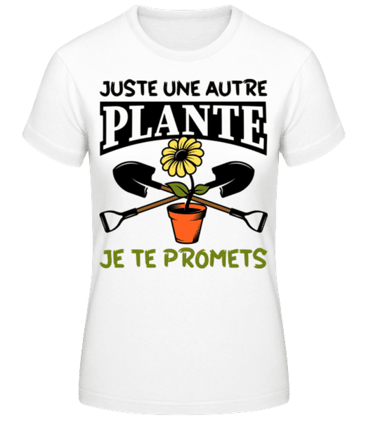 Aperçu: Juste Une Autre Plante - T-shirt standard Femme - Blanc - Devant