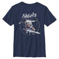 Star Wars - The Clone Wars - Ahsoka Rebel Tano - Enfant T-shirt - Bleu marine - Devant