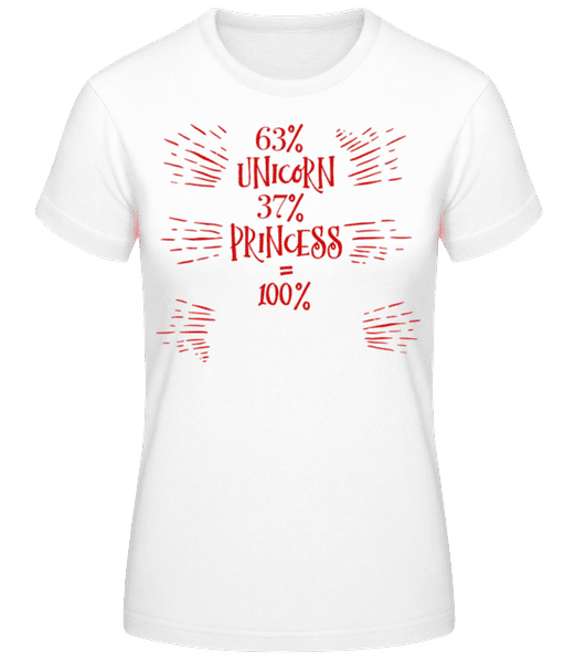 Aperçu: Unicorn Princess You - T-shirt standard Femme - Blanc - Devant