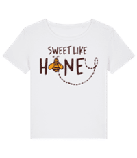 Sweet Like Honey - Camiseta bio mujer Stanley Stella 2.0 - Blanco - delante