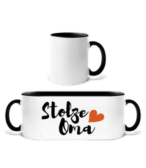 Stolze Oma · Tasse zweifarbig