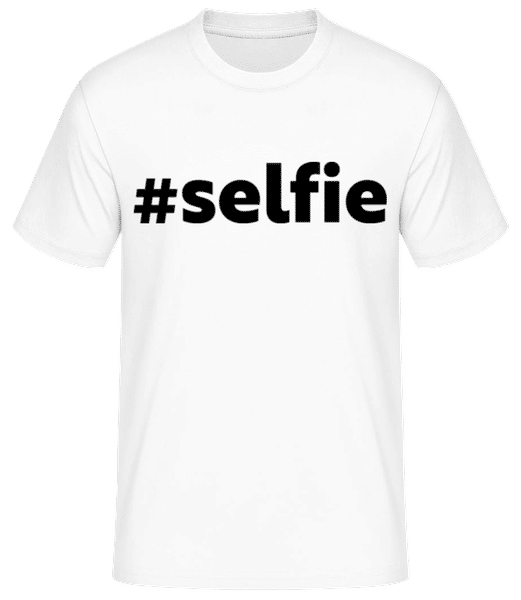 Preview: Selfie - Men's Basic T-Shirt - White - Front