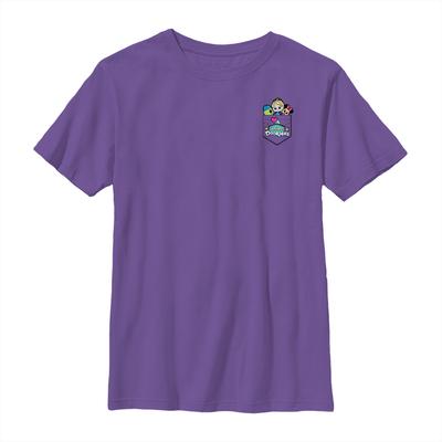 Disney - Doorables - Skupina Pocket Group - Enfant T-shirt - Pourpre - Devant