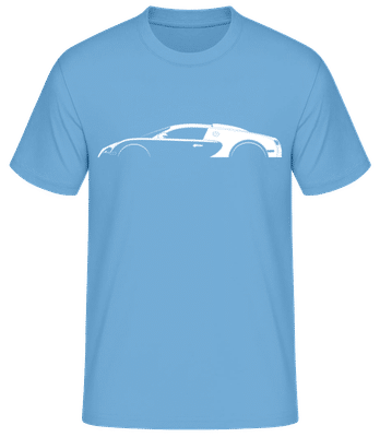 'Bugatti Veyron' Silhouette - Men's Basic T-Shirt - Light blue - Front