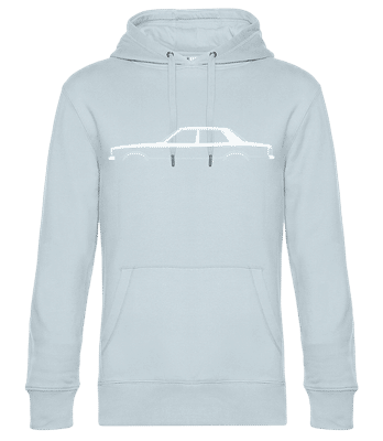 'Ford Cortina Mk IV' Silhouette - Sweat à capuche standard homme - Bleu clair - Devant