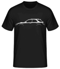 'Subaru Impreza WRX GG 2005' Silhouette - T-shirt standard Homme - Noir - Devant