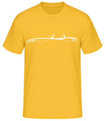 'BMW Z4 (E89)' Silhouette - T-shirt standard Homme - Jaune doré - Devant