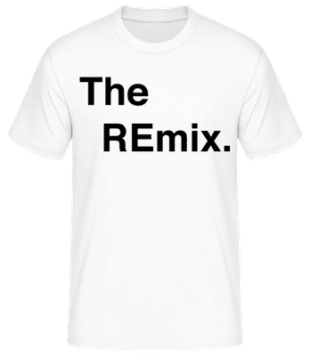 The REmix - Camiseta básica para hombre - Blanco - delante
