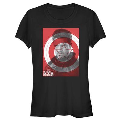 Marvel - The Falcon and the Winter Soldier - Winter Soldier Winter Shield - Women's T-Shirt - Black - Front