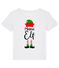 Mama Elf - Frauen Bio T-Shirt Stanley Stella 2.0 - Weiß - Vorne