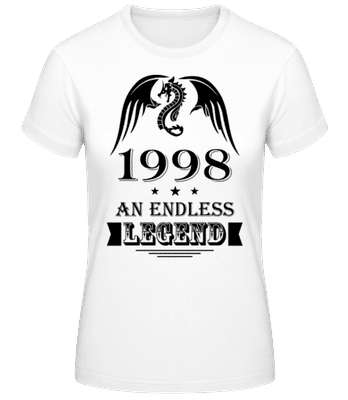 Nekonečné Legend 1998 - Dámské basic tričko - Bílá - Napřed