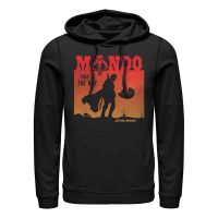 Star Wars - Mandalorián - Mandalorian High Noon - Unisex Mikiny s kapucňou - Čierna - Predné