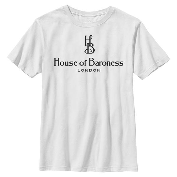 Aperçu: Disney Classics - Cruella - Logo Baroness Simple - Enfant T-shirt - Blanc - Devant