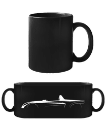 'Peugeot 207 Spider' Silhouette · Black Mug