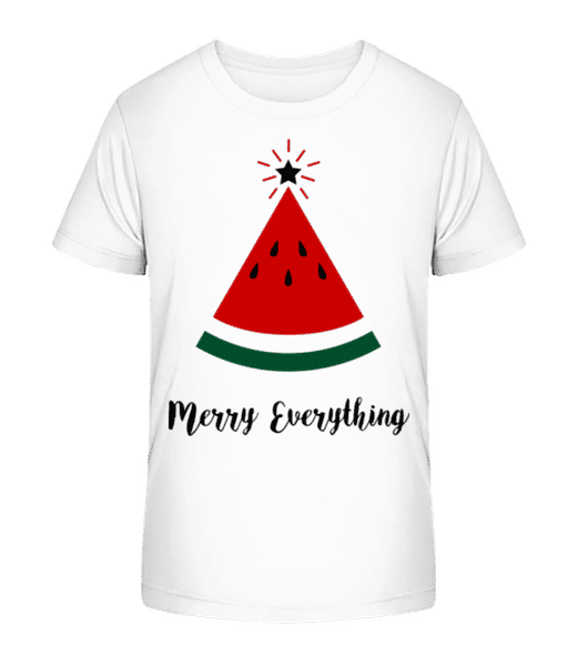 Aperçu: Merry Everything Christmas - T-shirt bio Enfant Stanley Stella 2.0 - Blanc - Devant