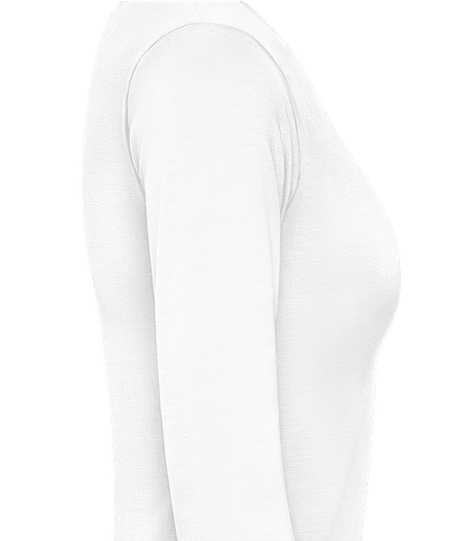 Aperçu: Merry Christmas - T-shirt à manches longues standard Femme - Blanc - Droit
