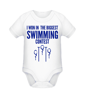 Swimming Contest Sperms - Body manches courtes bio - Blanc - Devant