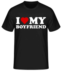 I Love My Boyfriend · Men's Basic T-Shirt