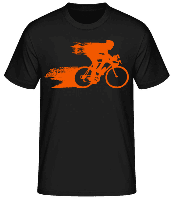 Cyclist - Men's Basic T-Shirt - Black - Front