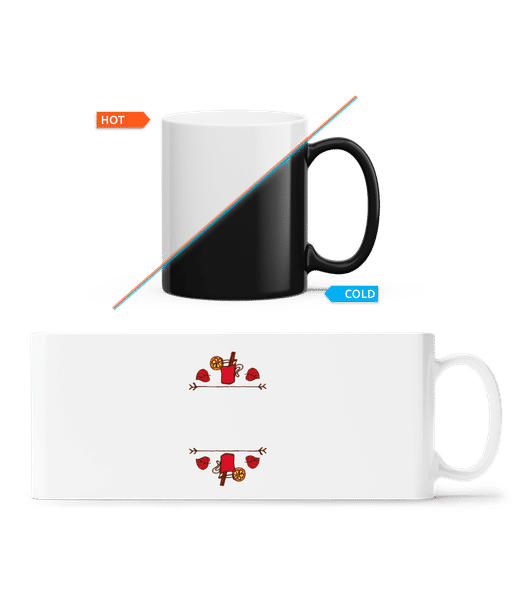 Aperçu: Mulled Wine Sign - Mug magique - Blanc - Devant