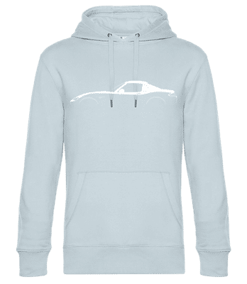 'Mazda MX-5 Miata RF ND' Silhouette - Männer Standard Hoodie - Hellblau - Vorne