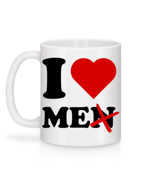Aperçu: I Love Me - Mug en céramique blanc - Blanc - Derrière