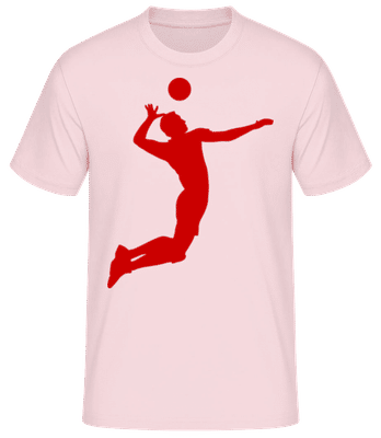 Volleyball player - Camiseta para hombre B&C - Rosa - delante