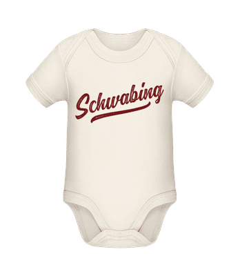 Schwabing Swoosh - Baby Bio Strampler - Creme - Vorne