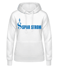 Spar Strom - Frauen Basic Hoodie - Weiß - Vorne