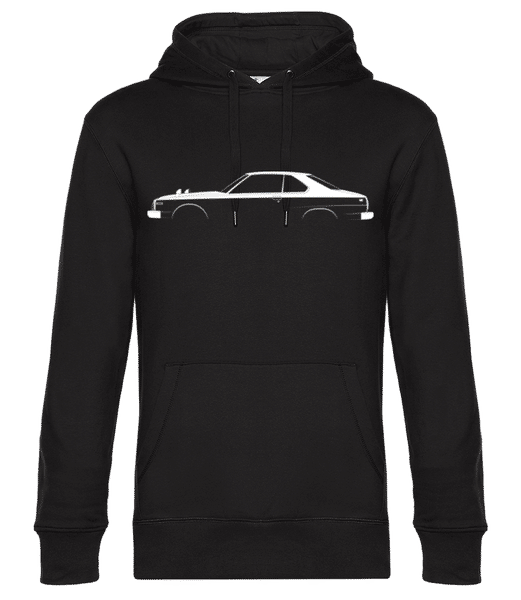 Aperçu: 'Nissan Skyline 2000GT-ES' Silhouette - Sweat à capuche premium Unisexe - Noir - Devant