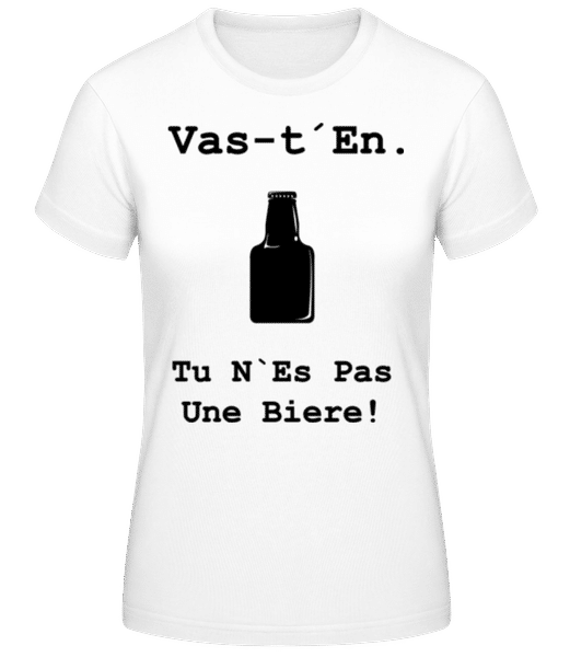 Aperçu: Vas-t'En! - T-shirt femme B&C - Blanc - Devant