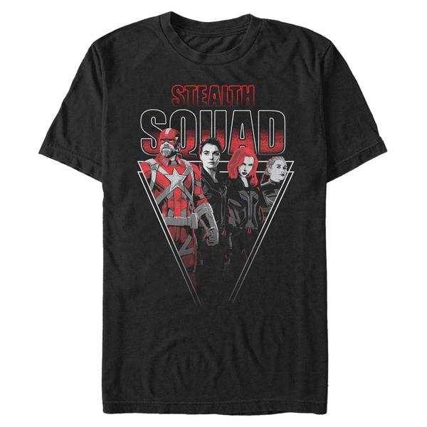Preview: Marvel - Black Widow - Group Shot Stealth Squad - Men's T-Shirt - Black - Front