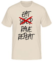 Eat Rave Repeat · Männer Basic T-Shirt