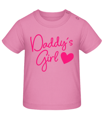 Daddy's Girl - Baby T-Shirt - Pink - Front