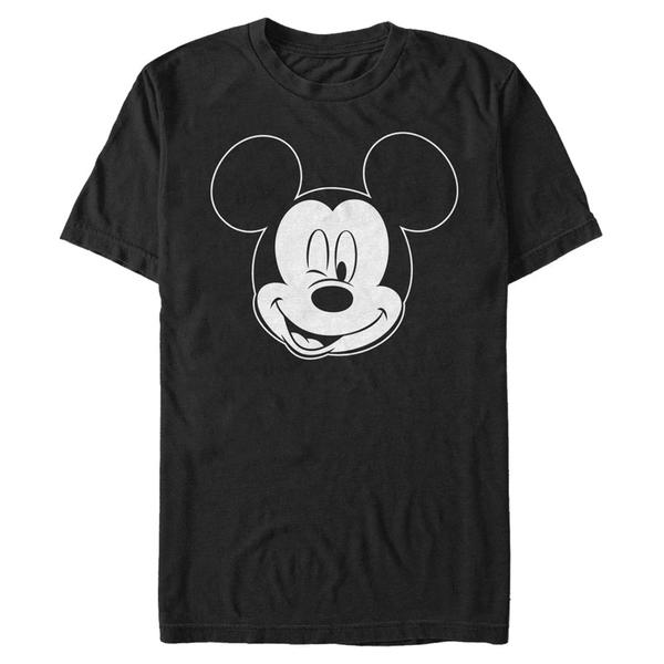 Preview: Disney Classics - Mickey Mouse - Mickey Let Me Sleep Outline - Men's T-Shirt - Black - Front