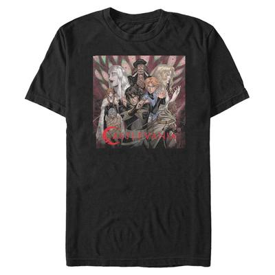 Netflix - Castlevania - Skupina Square 1 - Men's T-Shirt - Black - Front