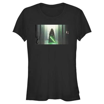 Star Wars - The Mandalorian - Luke Skywalker Lone Hero - Women's T-Shirt - Black - Front