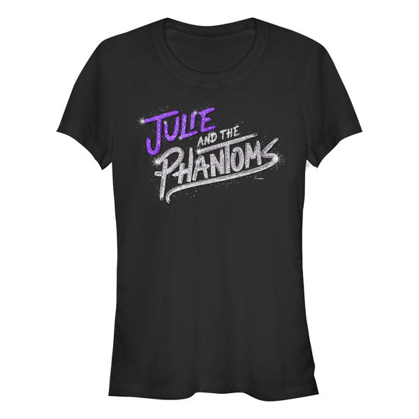 Aperçu: Netflix - Julie And The Phantoms - Logo Bling - Femme T-shirt - Noir - Devant