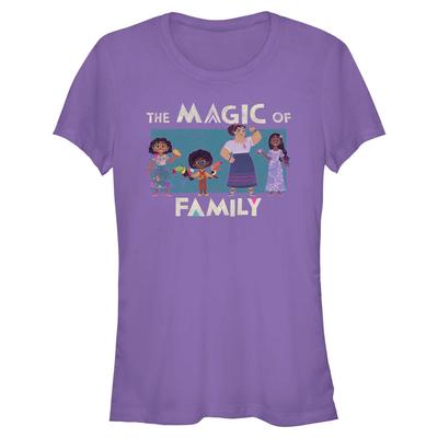 Disney - Encanto - Skupina Family - Femme T-shirt - Pourpre - Devant