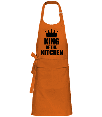King Of The Kitchen - Professional Apron - Pumpkin - Front