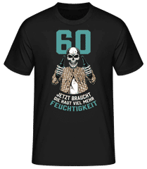 60 Geburtstag Haut Feuchtigkeit · Männer Basic T-Shirt