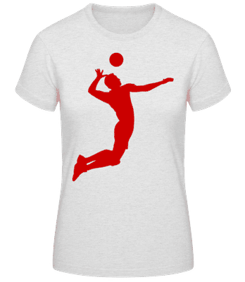 Volleyball player - Women's Basic T-Shirt - Heather grey - Front