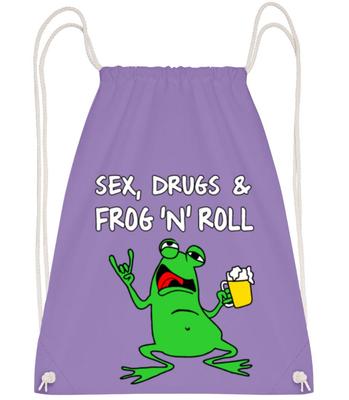 Sex Drugs & Frog'n'Roll - Gym bag - Lilac - Front