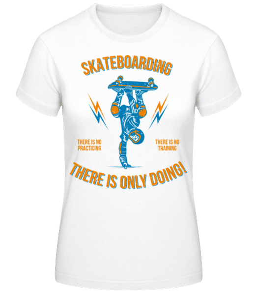 Preview: Skateboarding - Women's B&C T-Shirt - White - Front