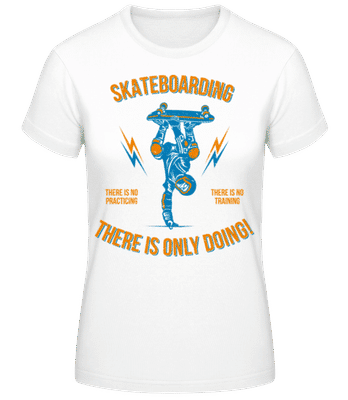 Skateboarding - Women's B&C T-Shirt - White - Front