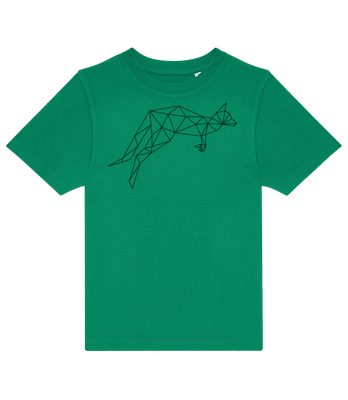 Polygon Kangourou - T-shirt enfants B&C - Vert irlandais - Devant