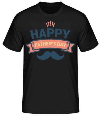 Happy Fathers Day Res - Pánske basic tričko - Čierna - Predné