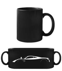 'Pagani Huayra' Silhouette · Schwarze Tasse