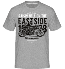 Raisin Hell Moto Racer ·  Shirtinator Men's T-Shirt